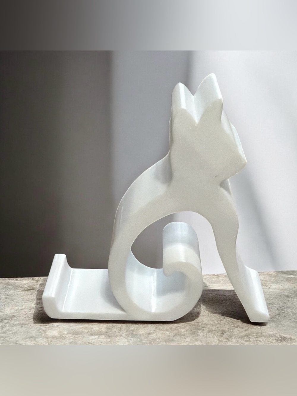 Purr-fect Cat Desk Phone Holder / Stand NEW